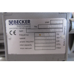 Becker  VT48 8 m³/uur. USED